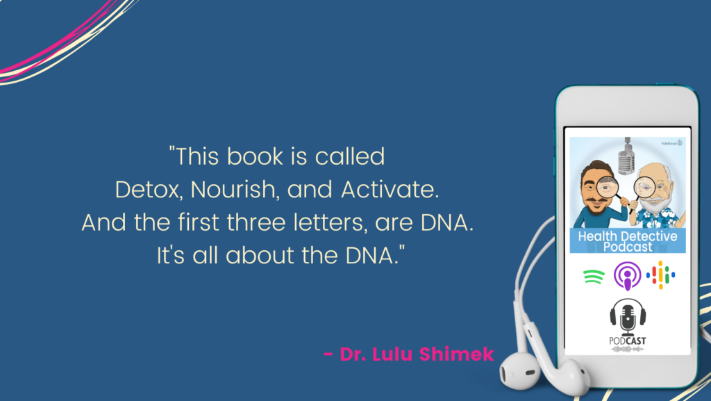 DETOX, NOURISH, AND ACTIVATE, BOOK BY ND LULU, FDNthrive, Health Detective Podcast