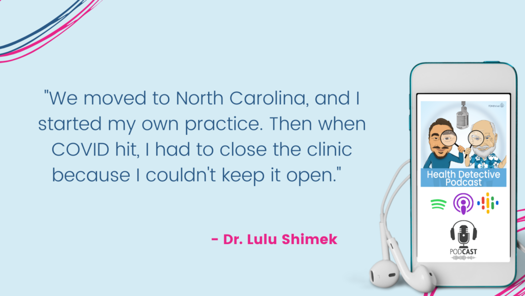 DR. LULU'S PRACTICE IN NC, FDNthrive, Health Detective Podcast