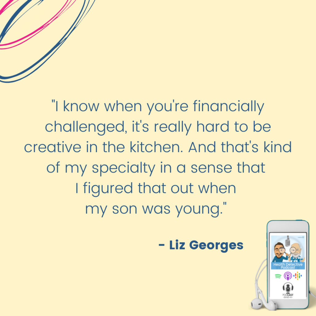 CREATIVE IN THE KITCHEN, FINANCIALLY CHALLENGED, FDN-P, FDN, FDNthrive, Health Detective Podcast