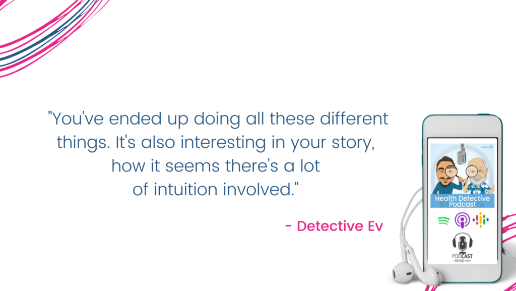 INTUITION, TELL YOUR STORY, FDN, FDN-P, FDNthrive, Health Detective Podcast, Liz Georges