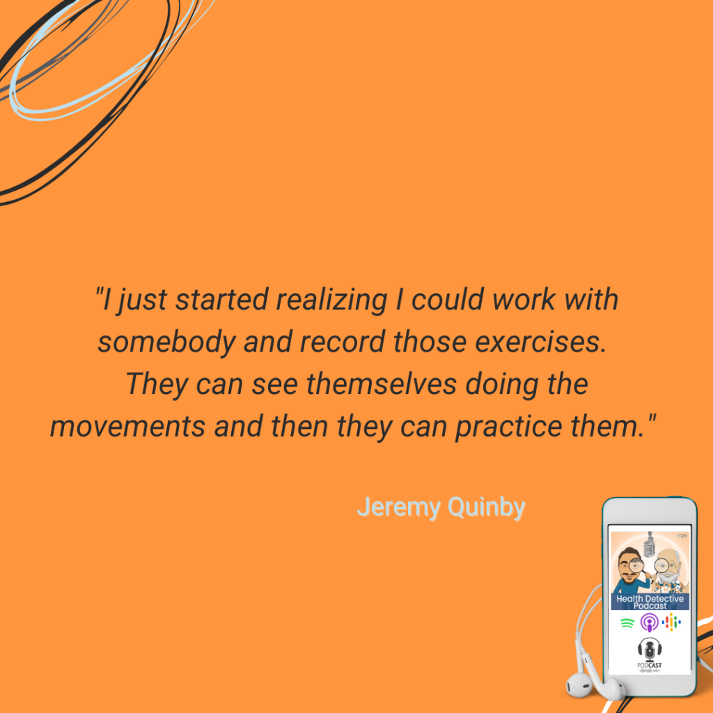 PRACTICE EXERCISES ONLINE, RECORD EXERCISES, PHYSICAL THERAPHY, MOVEMENT, FDN, FDNTRAINING, HEALTH DETECTIVE PODCAST