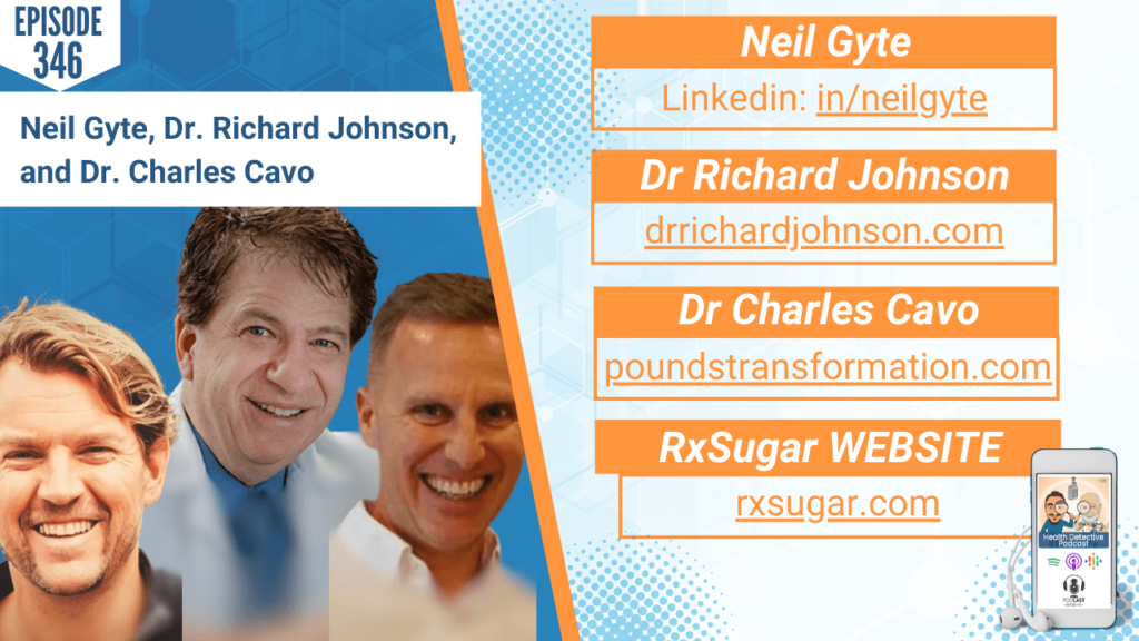 NATURE'S GLP-1, ALLULOSE, SUGAR REPLACEMENT, RXSUGAR, NEIL GYTE, DR. RICHARD JOHNSON, DR. CHARLES CAVO, GLP-1, SUGAR, FDN, FDNTRAINING, HEALTH DETECTIVE PODCAST, DETECTIVE EV, EVAN TRANSUE, HEALTH