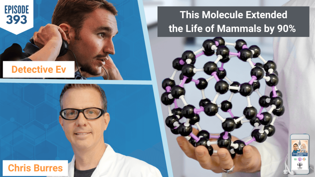 THIS MOLECULE EXTENDED THE LIFE OF MAMMALS, MOLECULE, ESS60, LONGEVITY, SCIENCE, NOBEL PRIZE WINNING MOLECULE, MYVITALC, CHRIS BURRES, FDN, FDNTRAINING, HEALTH DETECTIVE PODCAST, HEALTH, HEALTH TIPS, DETECTIVE EV, EVAN TRANSUE